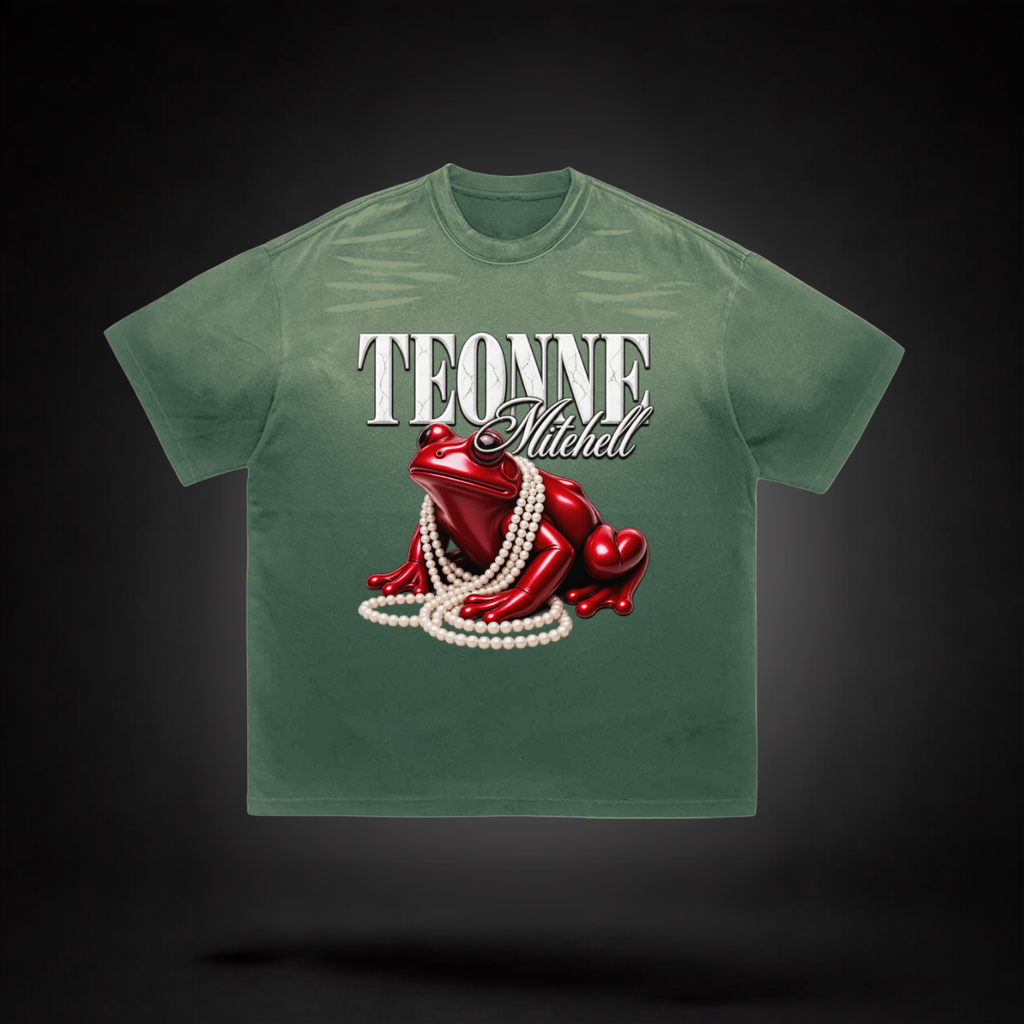 Teonne Mitchell Tiger Stripe Washed T-Shirt