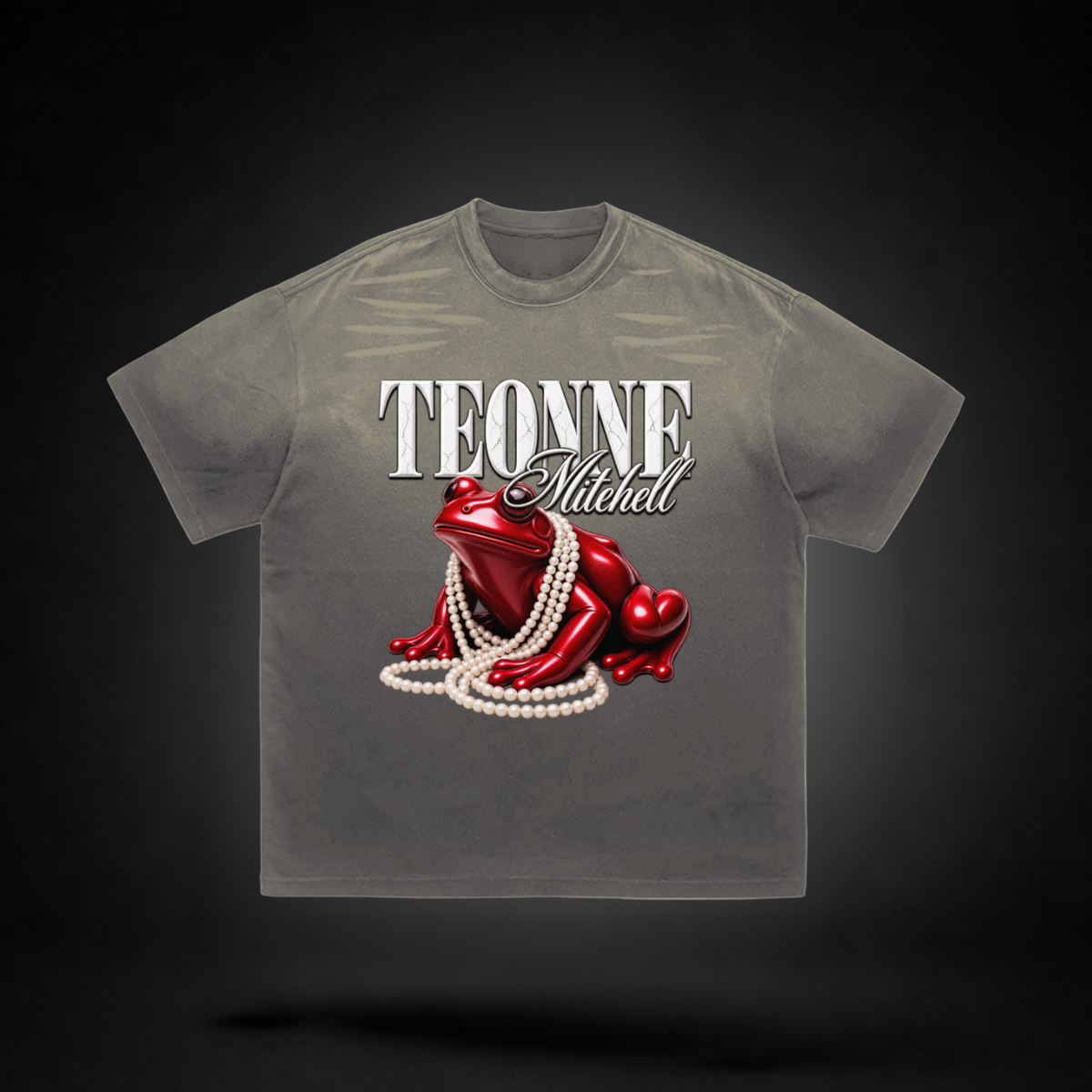 Teonne Mitchell Tiger Stripe Washed T-Shirt