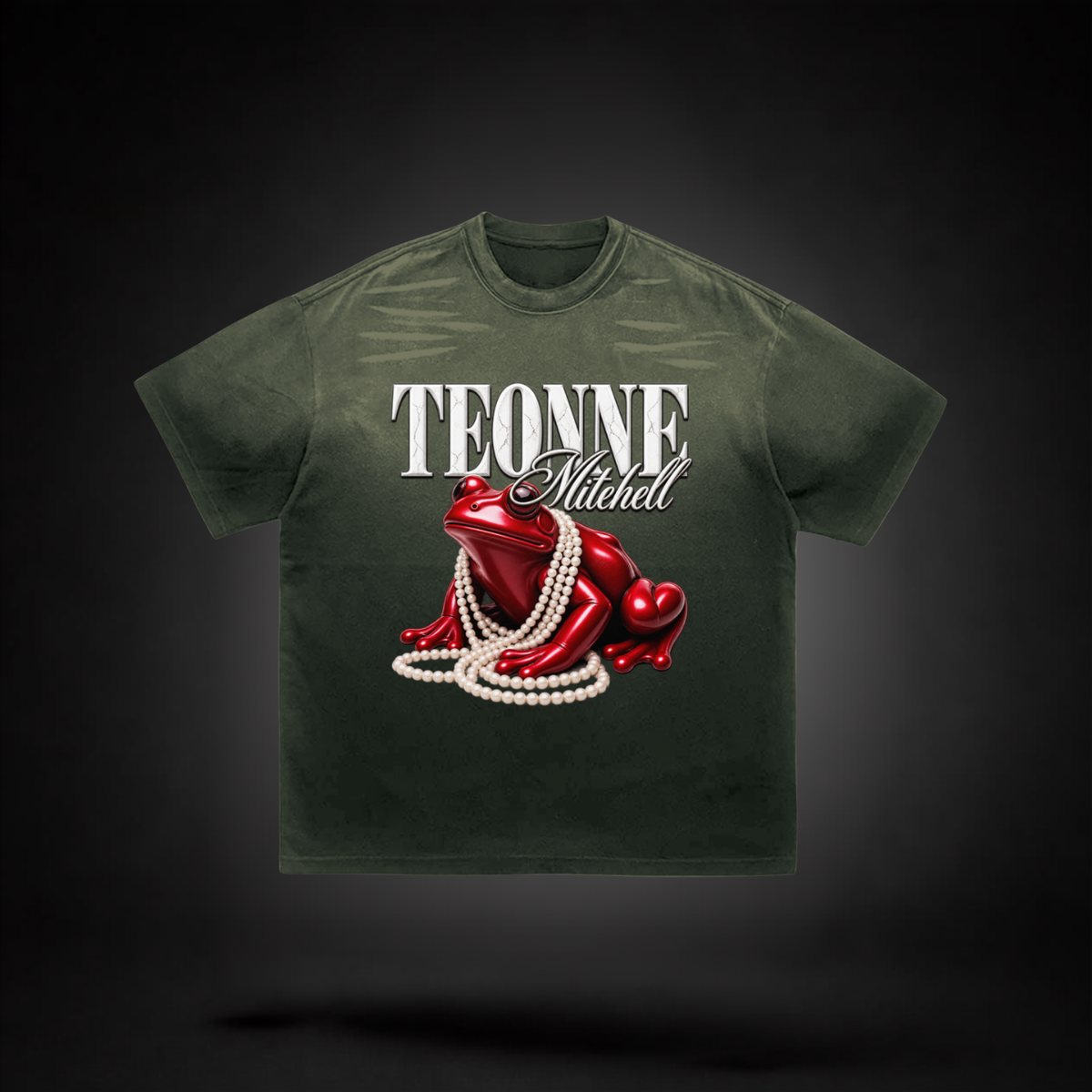 Teonne Mitchell Tiger Stripe Washed T-Shirt
