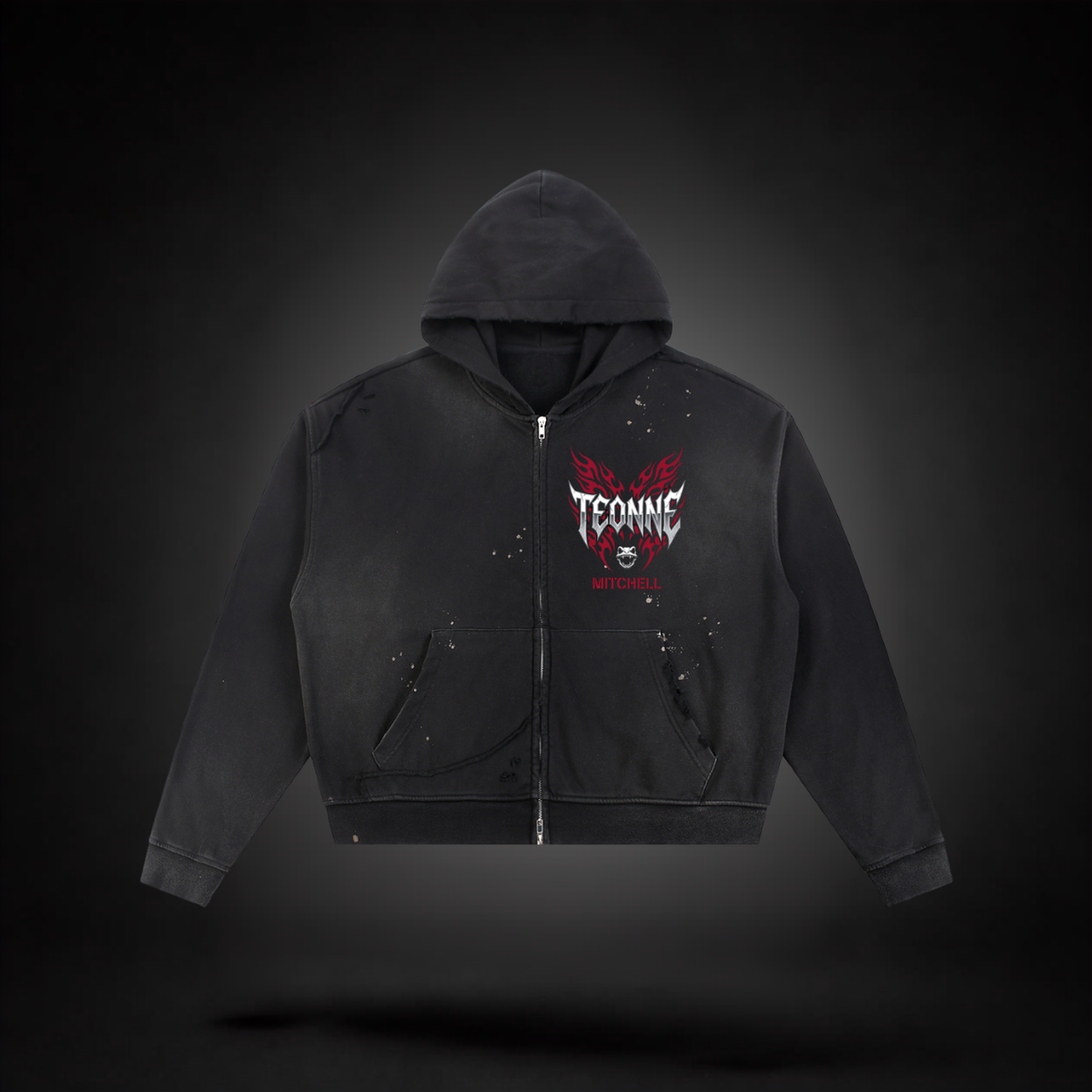 Teonne Mitchell Fleece Zip Hoodie