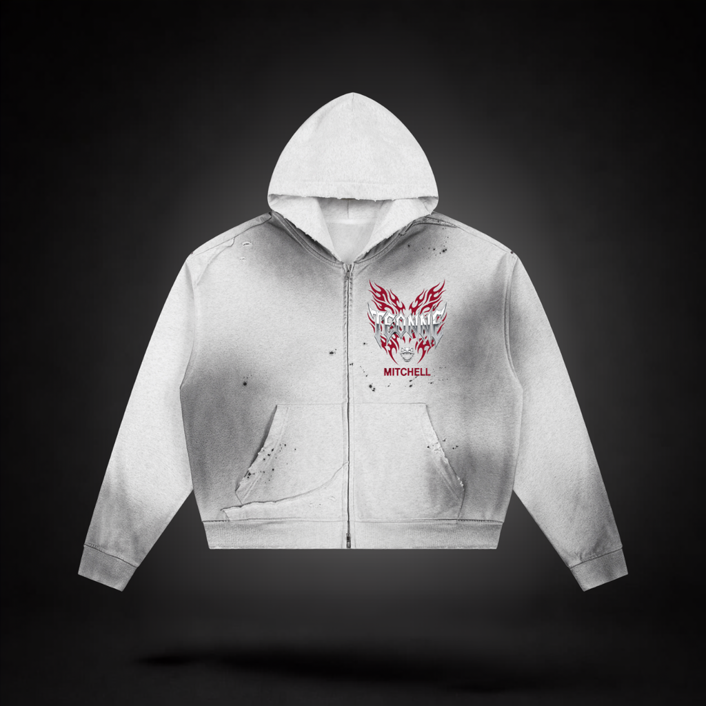 Teonne Mitchell Fleece Zip Hoodie