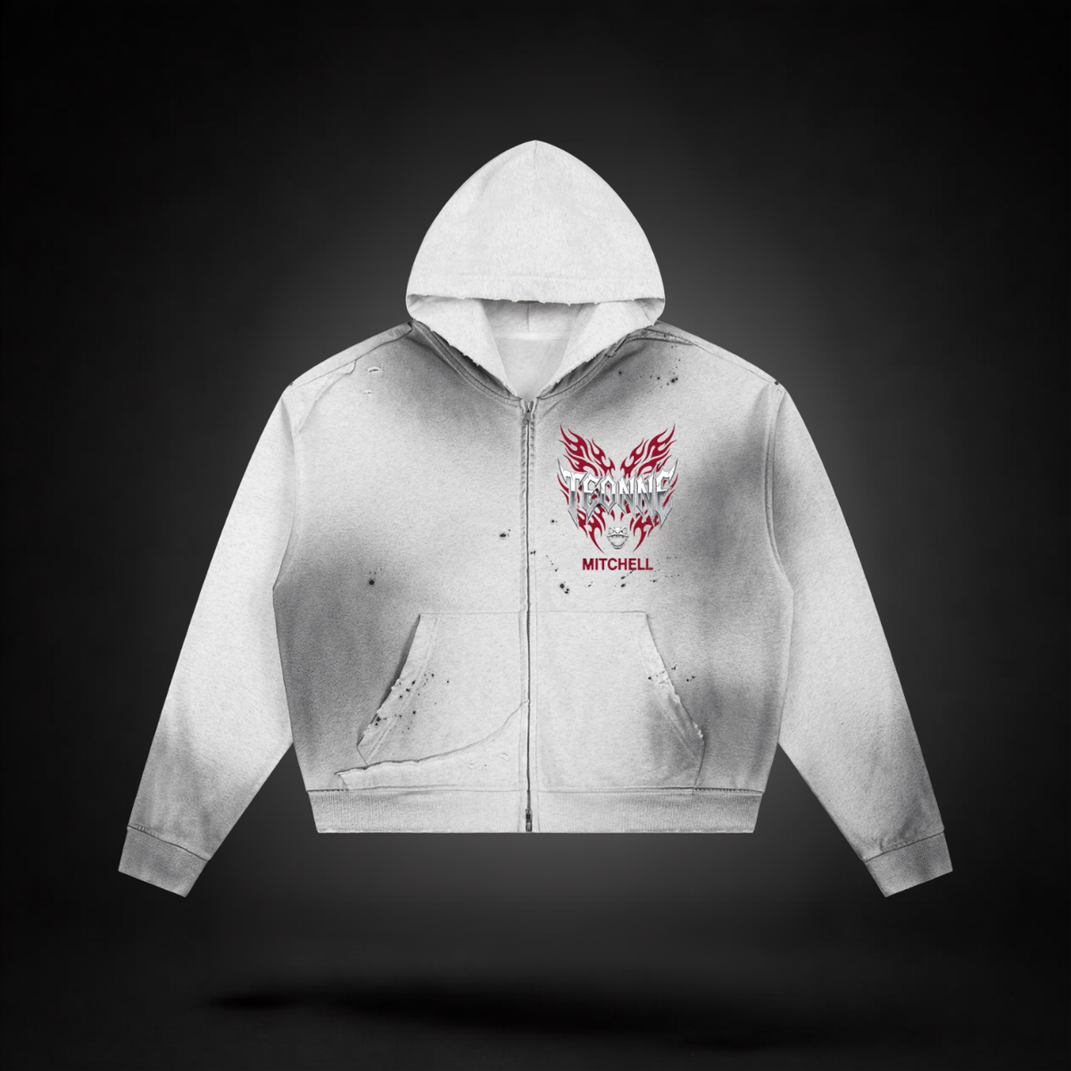 Teonne Mitchell Fleece Zip Hoodie